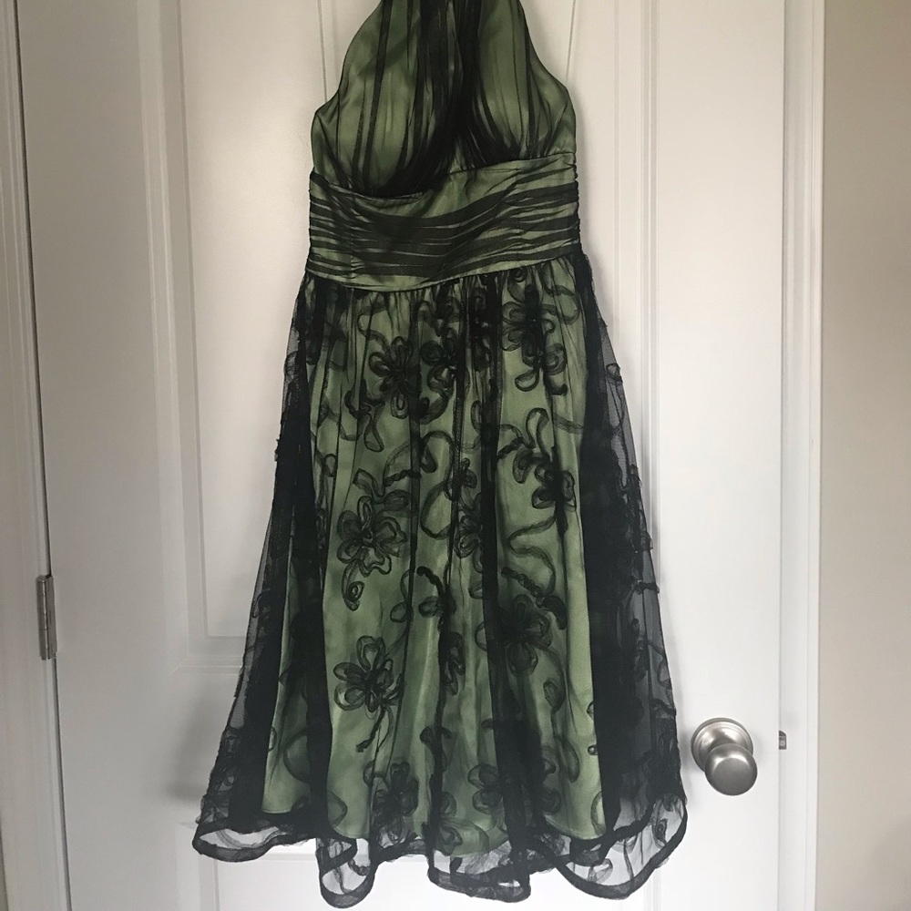 Halter cocktail dress